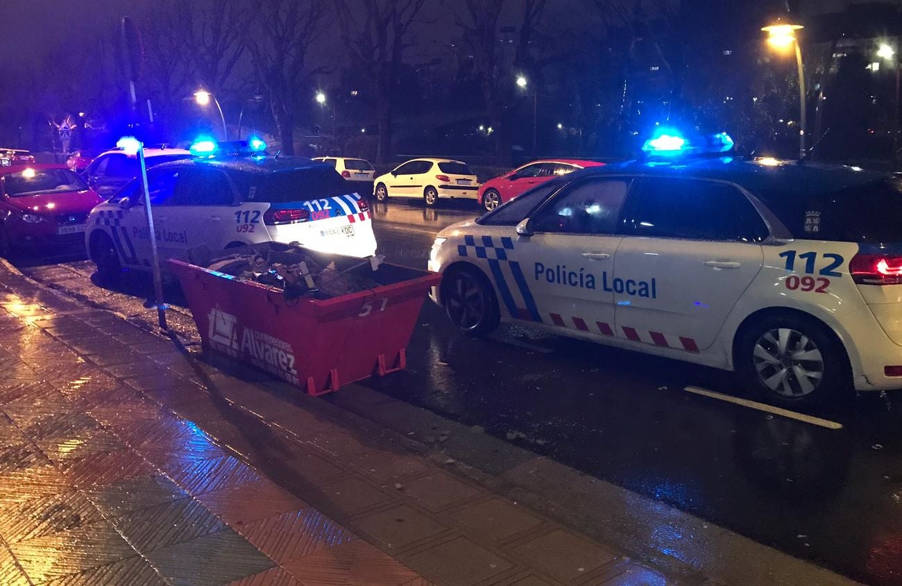 Localizan restos humanos dentro de una bolsa en una obra que se realizaba en el Paseo de Salamanca de León capital.