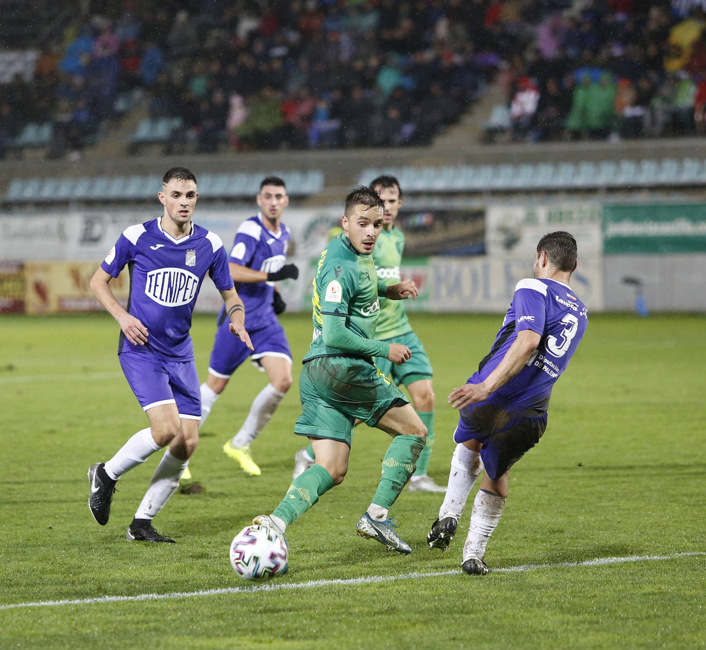 Partido de la copa del Rey en la Balastera. 