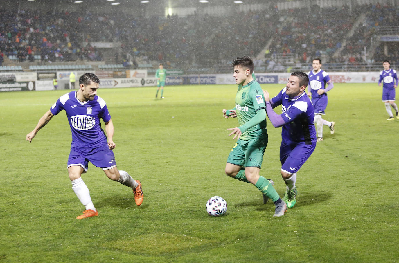 Partido de la copa del Rey en la Balastera. 