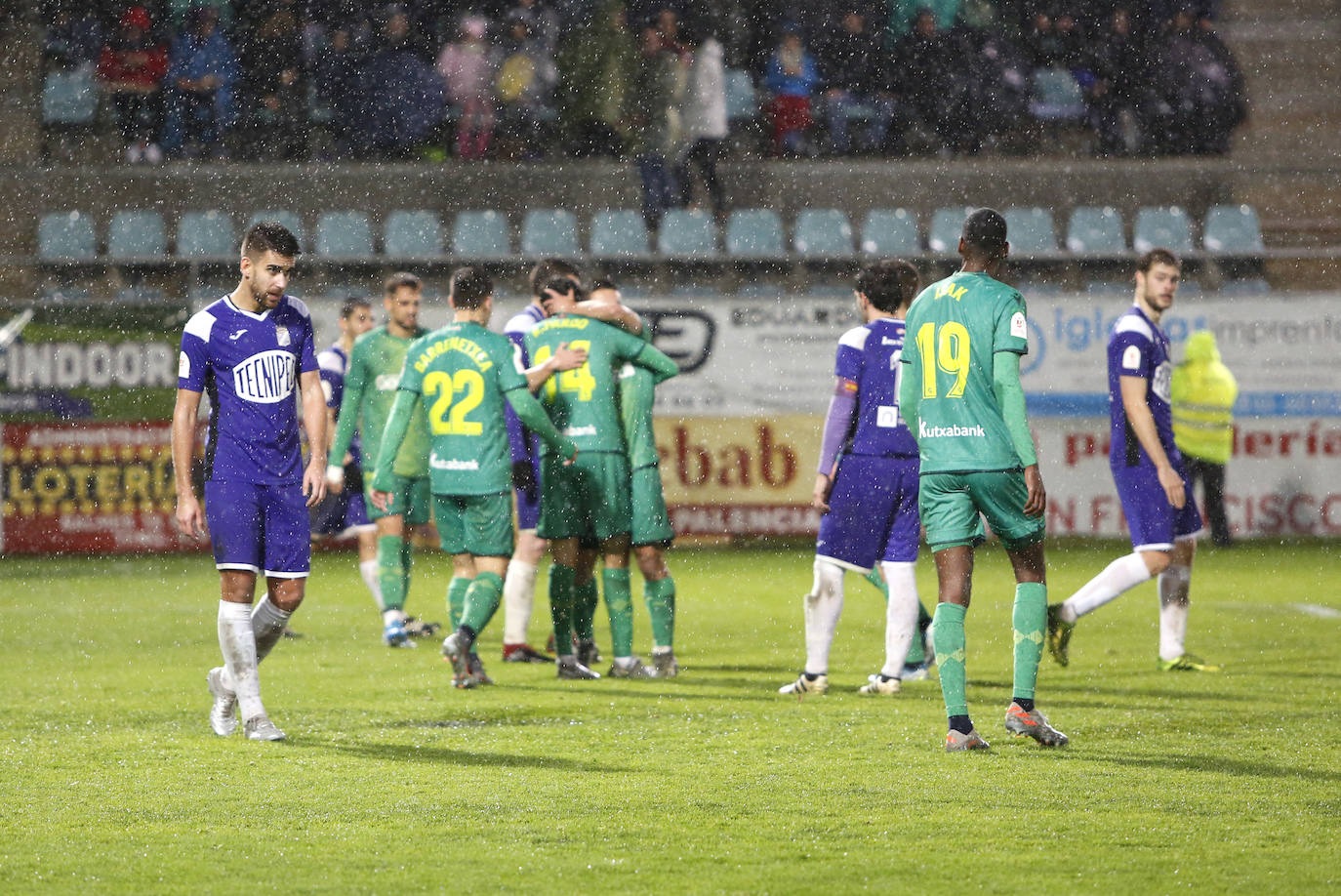 Partido de la copa del Rey en la Balastera. 