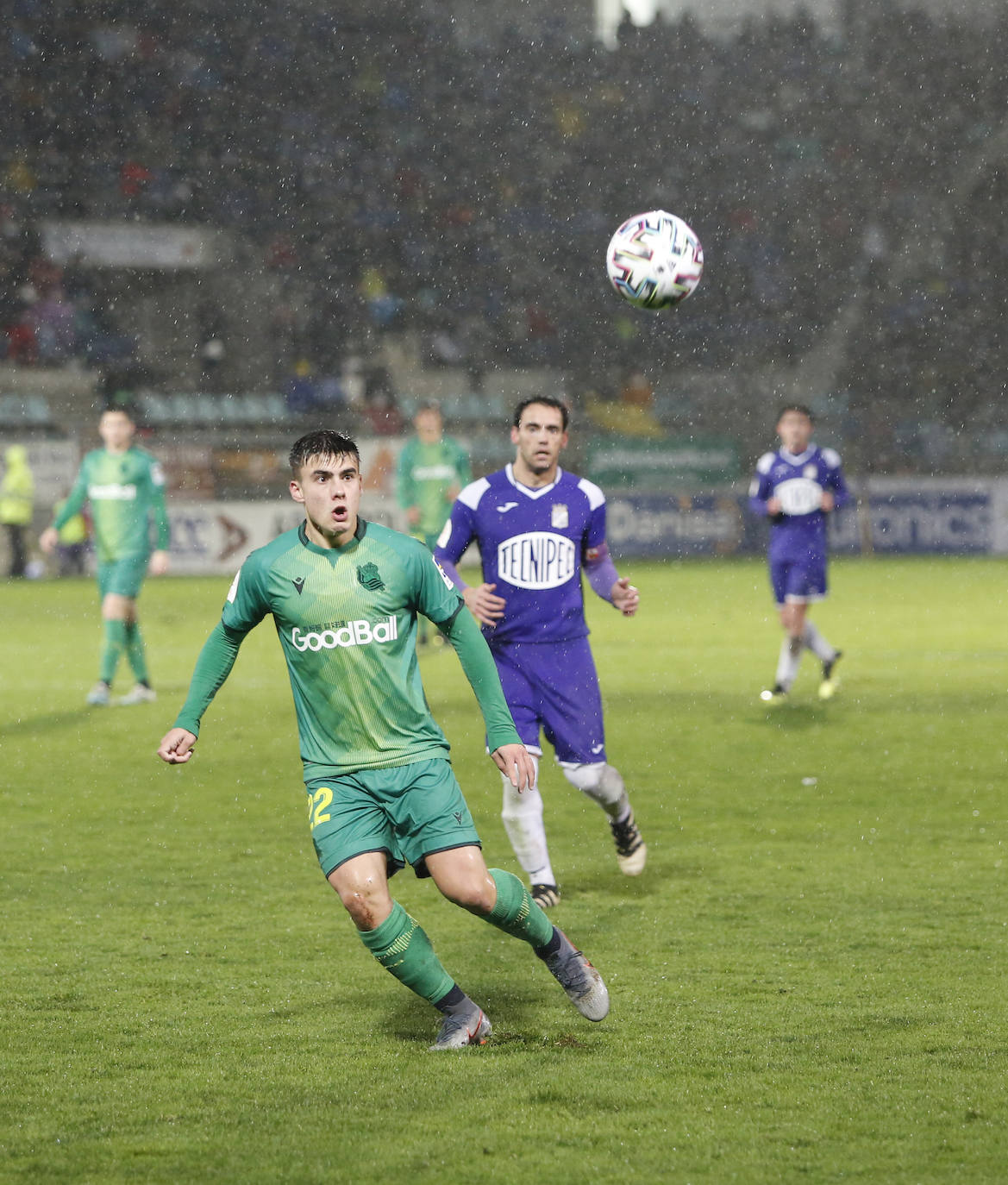 Partido de la copa del Rey en la Balastera. 