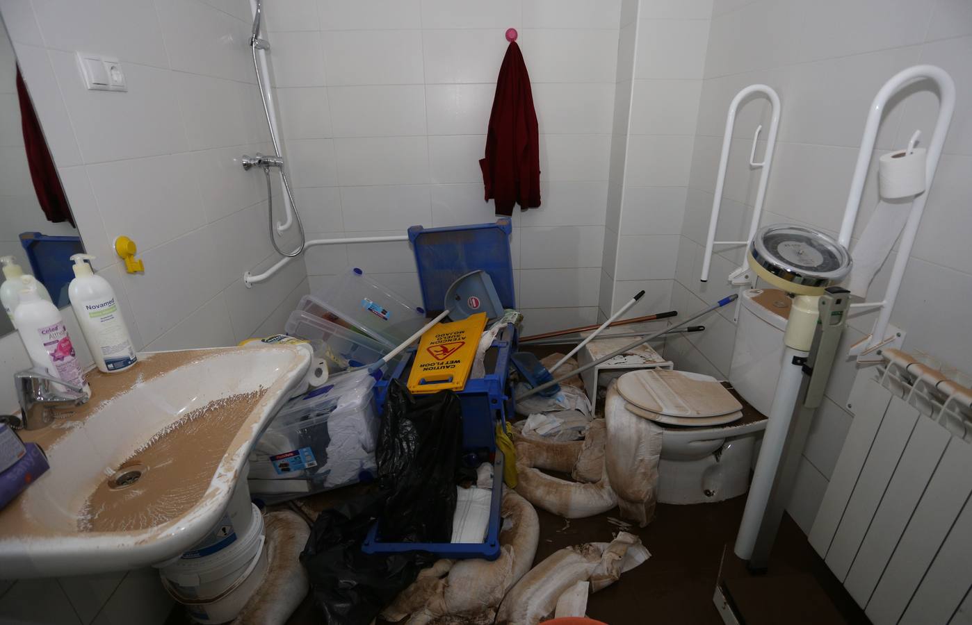 Aspecto de alguna de las dependencias de la residencia de ancianos de Barruelo de Santullán.