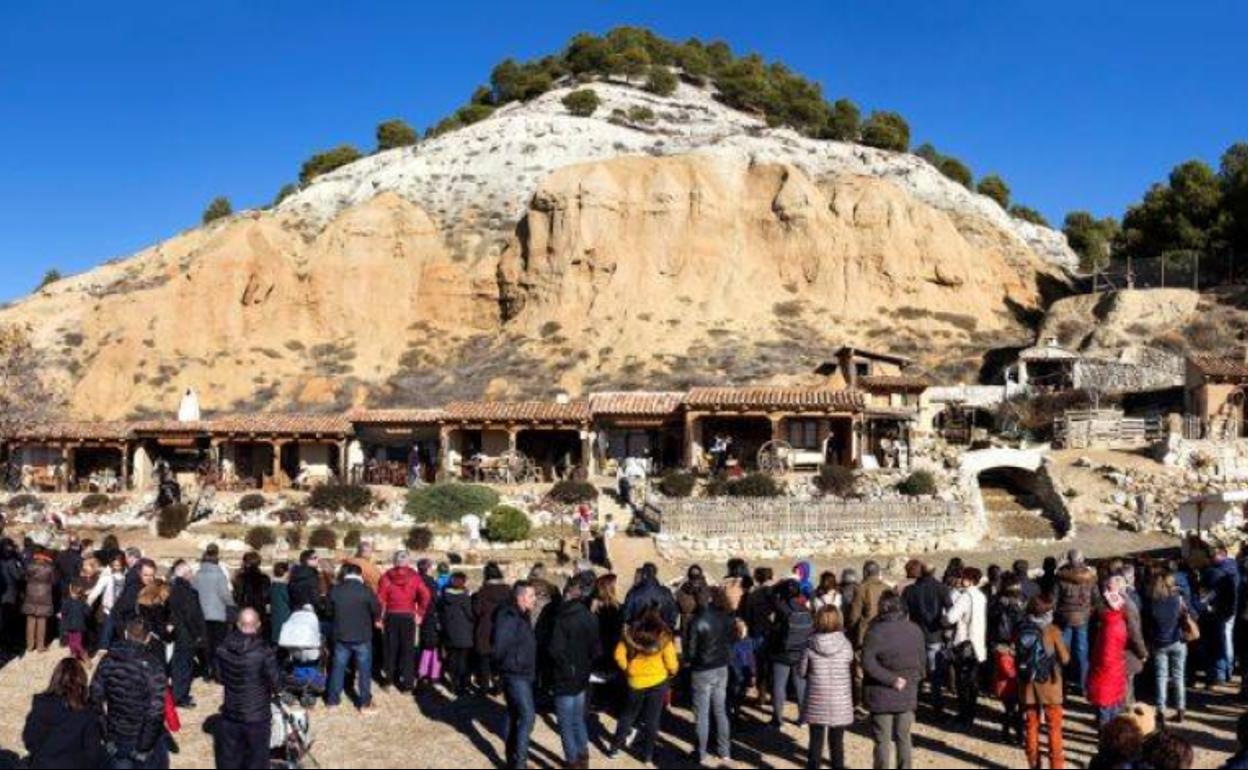 Parque Temático de cabezón de Pisuerga, donde en Navidades se recrea el Belén. 