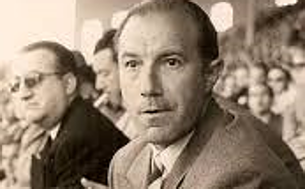 Jacinto Quincoces en su papel de entrenador del Valencia. 