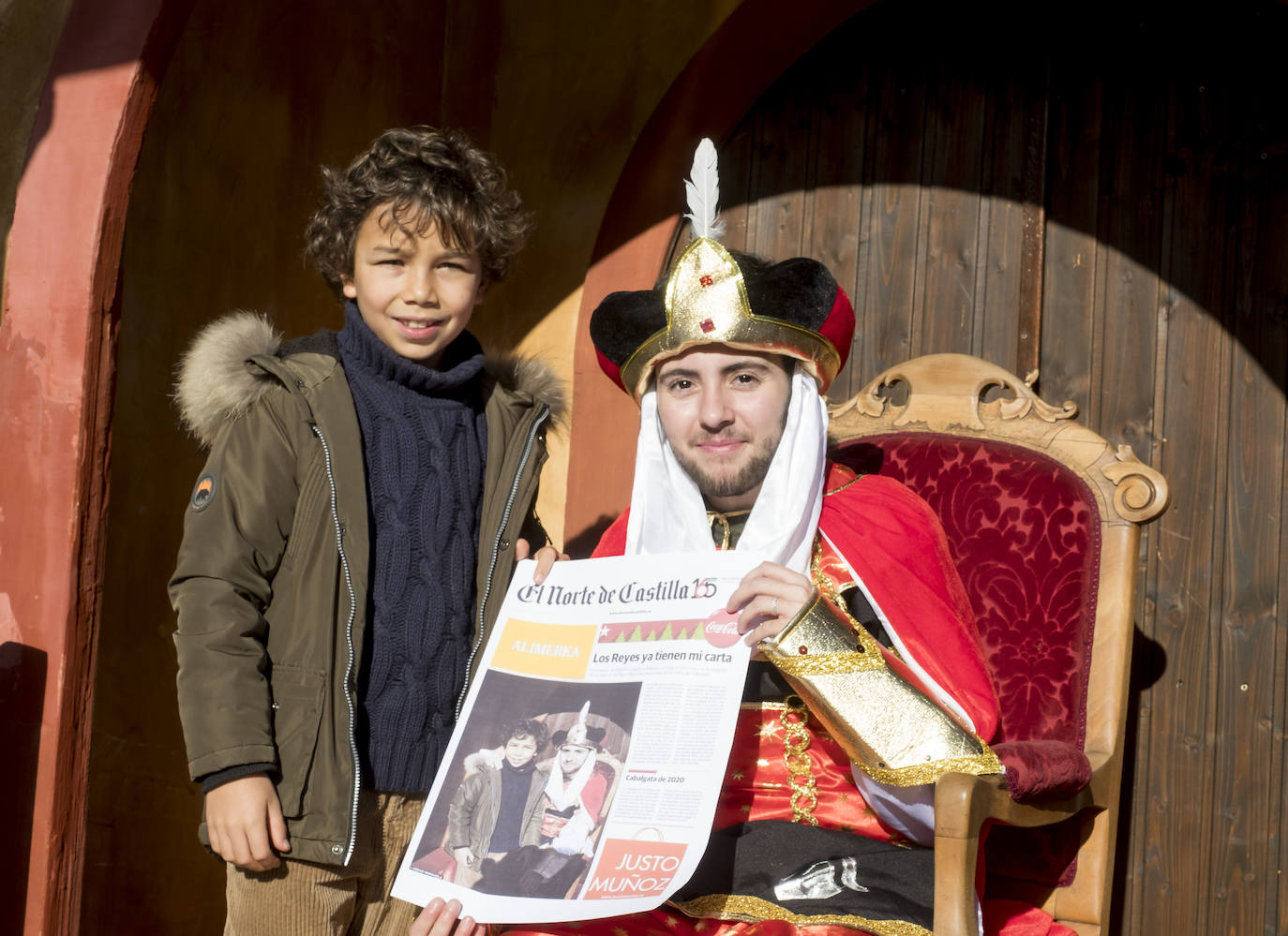 Este sábado día 21 de diciembre el paje de sus majestades comenzó a recoger los deseos de los más pequeños y estará en la Plaza Mayor hasta el próximo 5 de enero