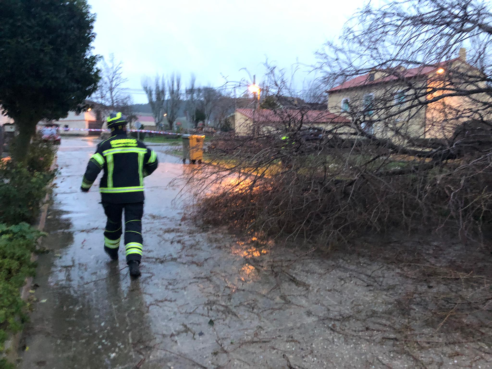 Daños en San Martín de Valveni.