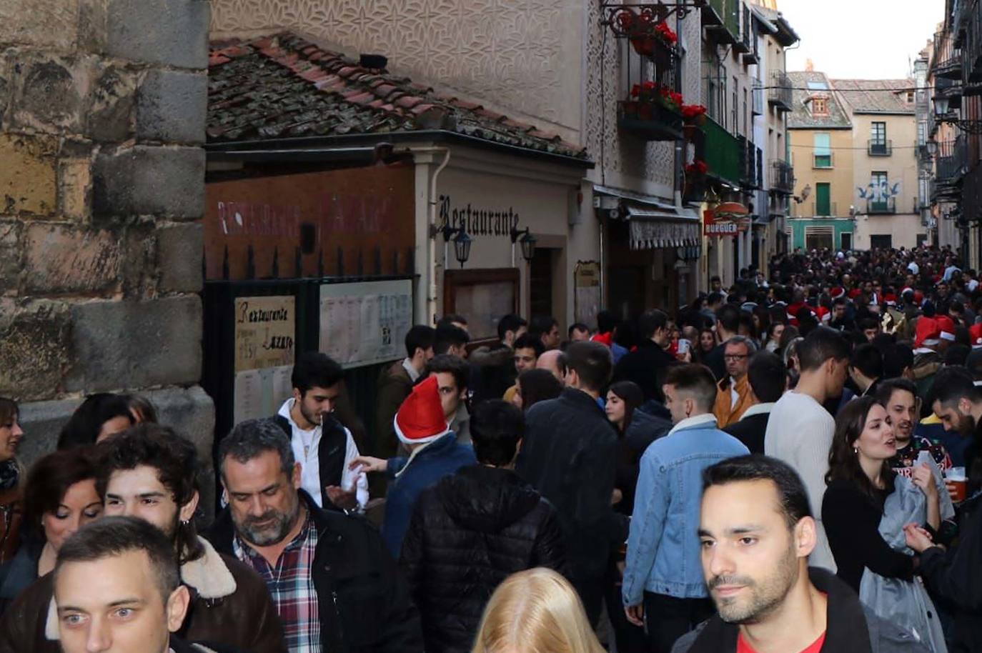 Celebración de la «Tardebuena» en Segovia 