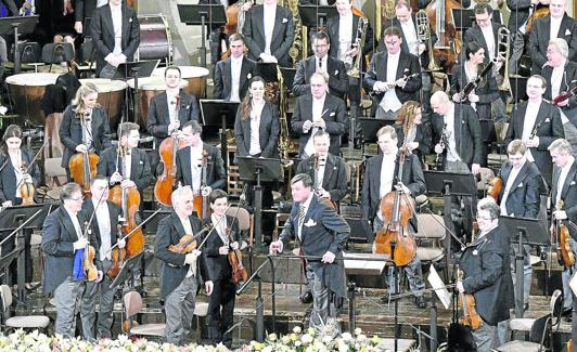 Christian Thielemann, al final del Concierto de 2019.