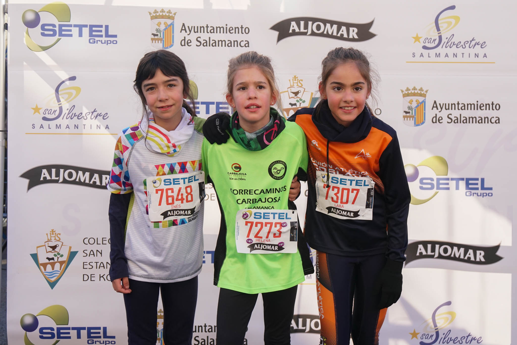 Primera carrera de niños de la San Silvestre salmantina. 