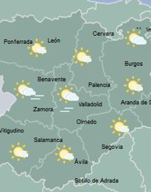 Imagen secundaria 2 - Mapa de la Aemet para el día 30 por la mañana (foto 1) y para el día 31 por la mañana (foto 2) y por la tarde (foto 3). 