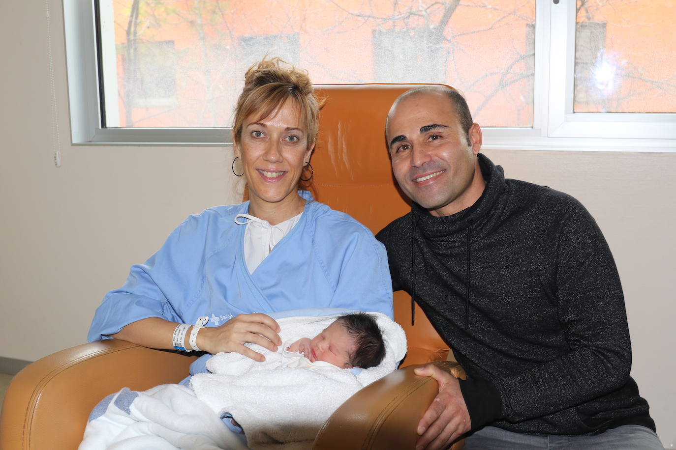 El pequeño ha nacido en la habitación 106 del Hospital Universitario Río Hortega de Valladolid, a las 0.50 horas de la madrugada de este día 1 de enero