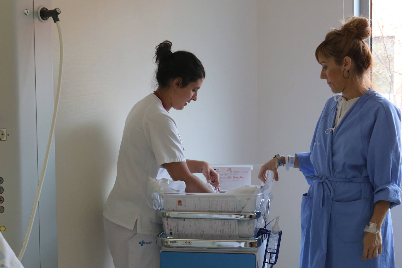 El pequeño ha nacido en la habitación 106 del Hospital Universitario Río Hortega de Valladolid, a las 0.50 horas de la madrugada de este día 1 de enero