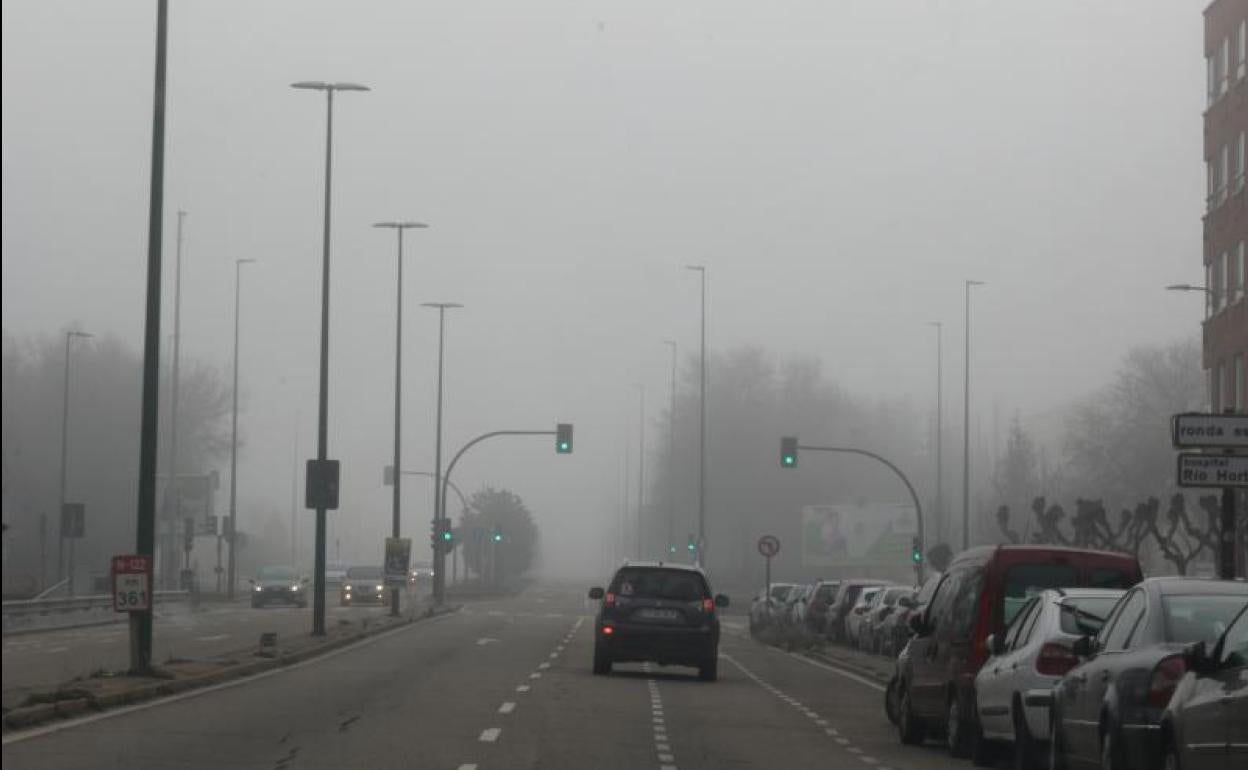Niebla en Valladolid. 