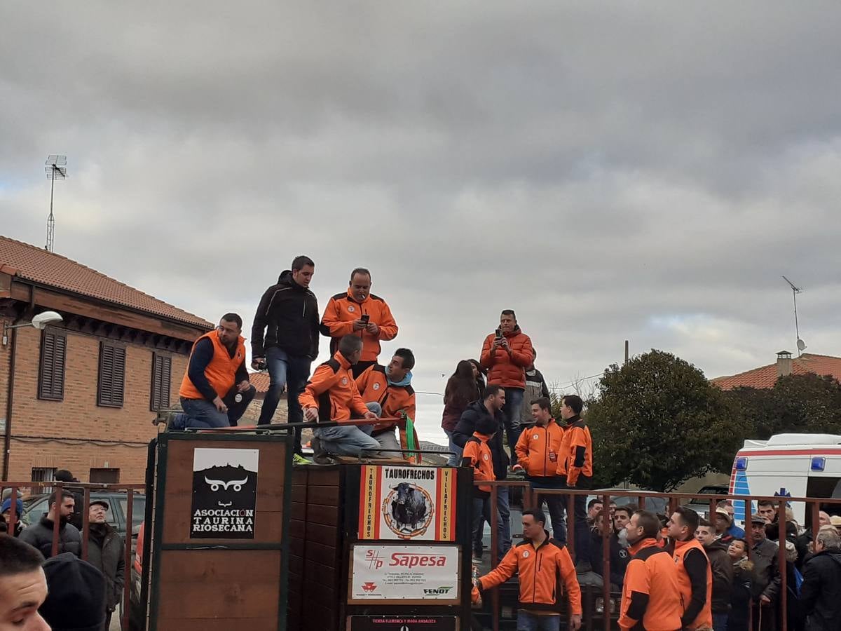 Fotos: Las imágenes del encierro de Villafrechós