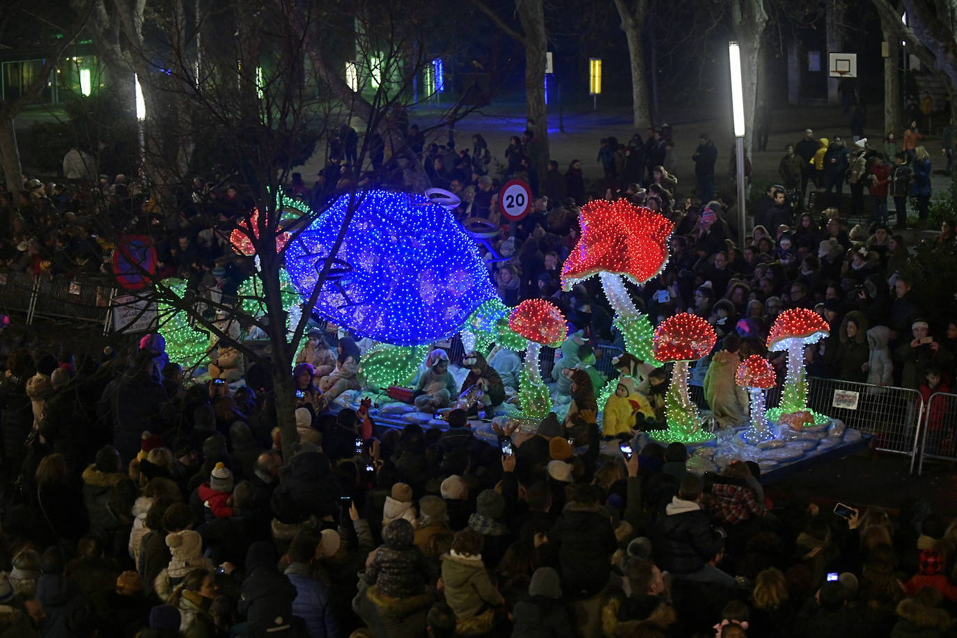 Sus majestadeslos Reyes Magos han abarrotado las calles del centro de Valladolid en su tradicional cabalgata. 