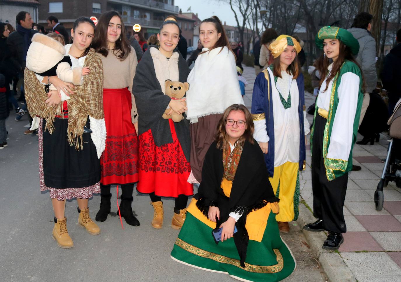 Baltanás recibe a los Reyes Magos con chocolates y roscón.