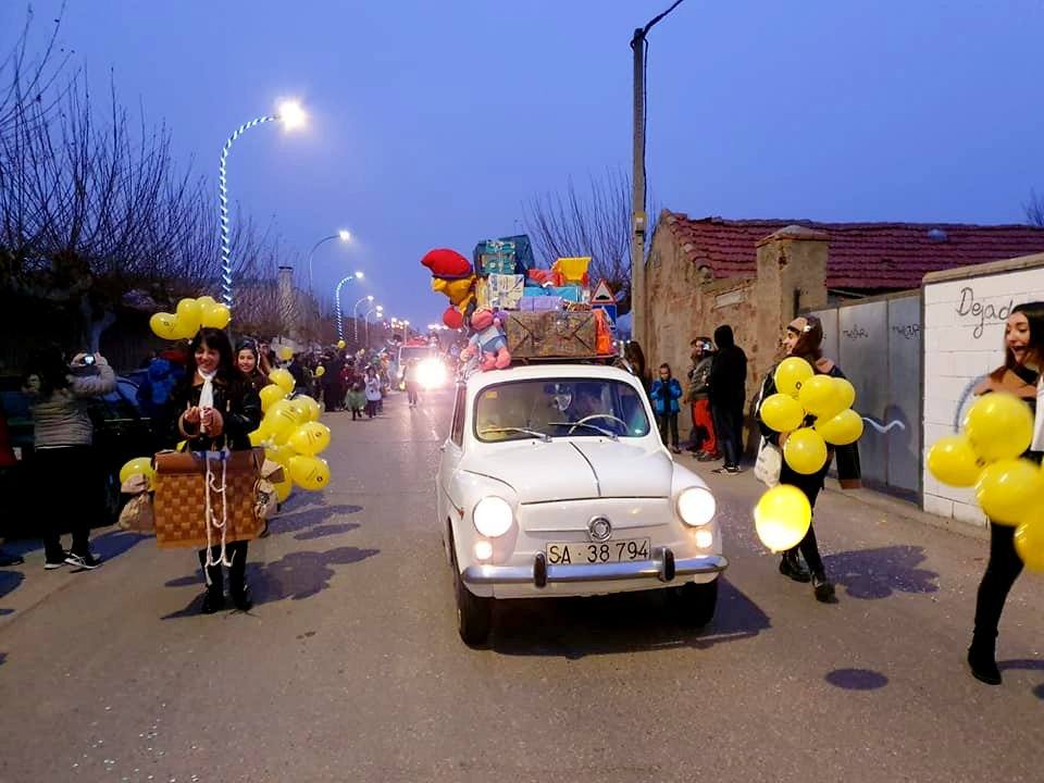 Los Reyes Magos en Villamuriel de Cerrato.