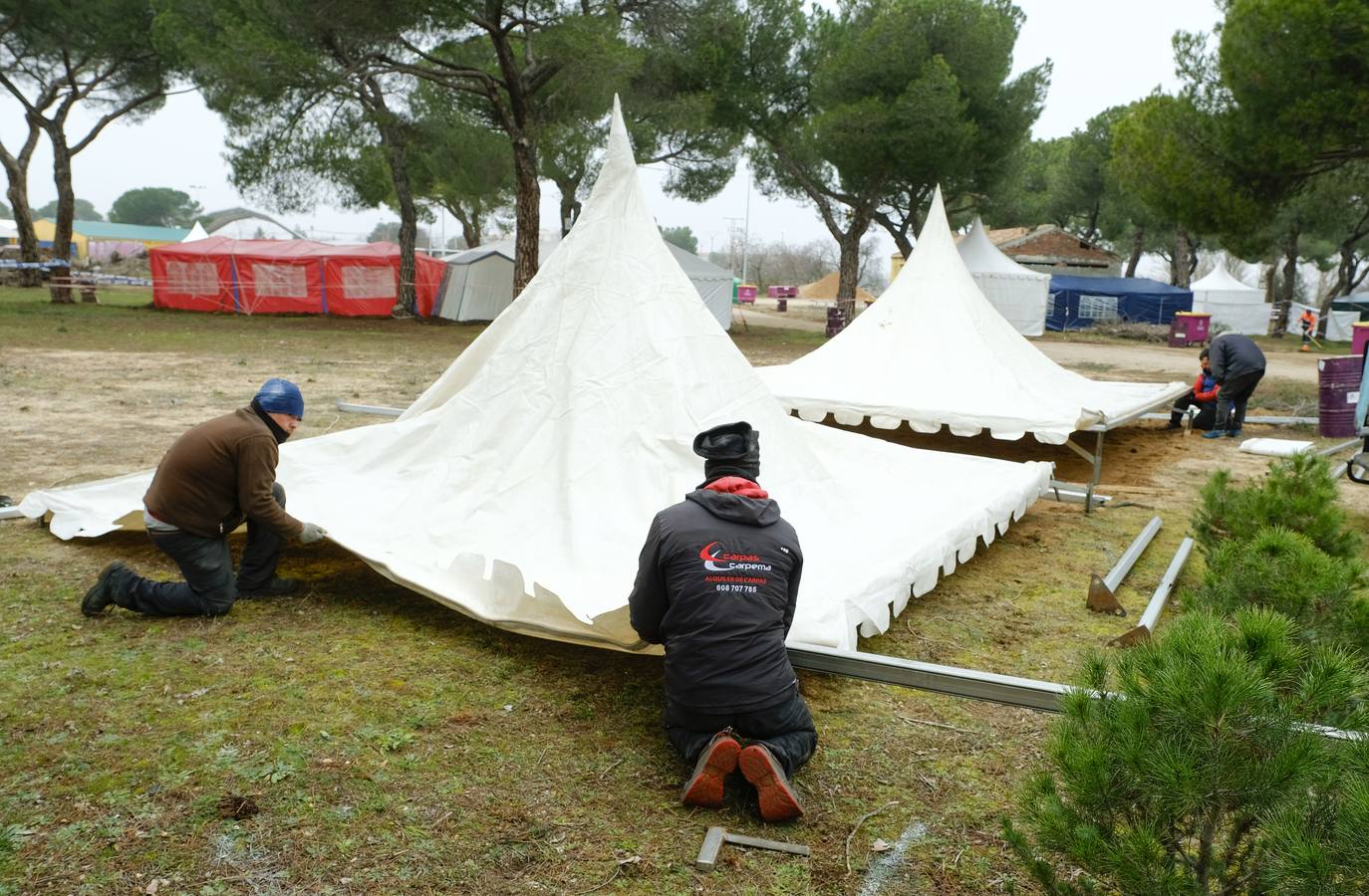 Miles de moteros que volverán a concentrarse en las instalaciones de la antigua Hípica militar de Valladolid