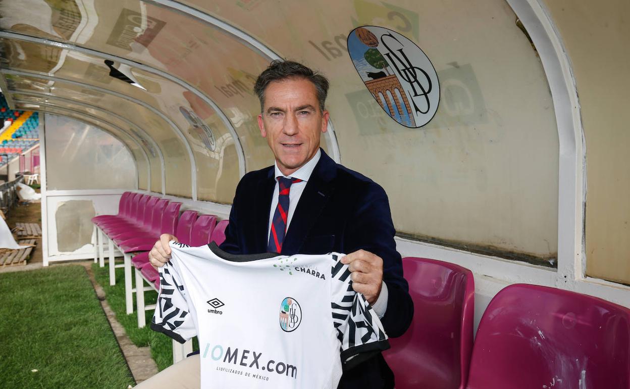 Aitor Larrazábal, en su presentación oficial. 