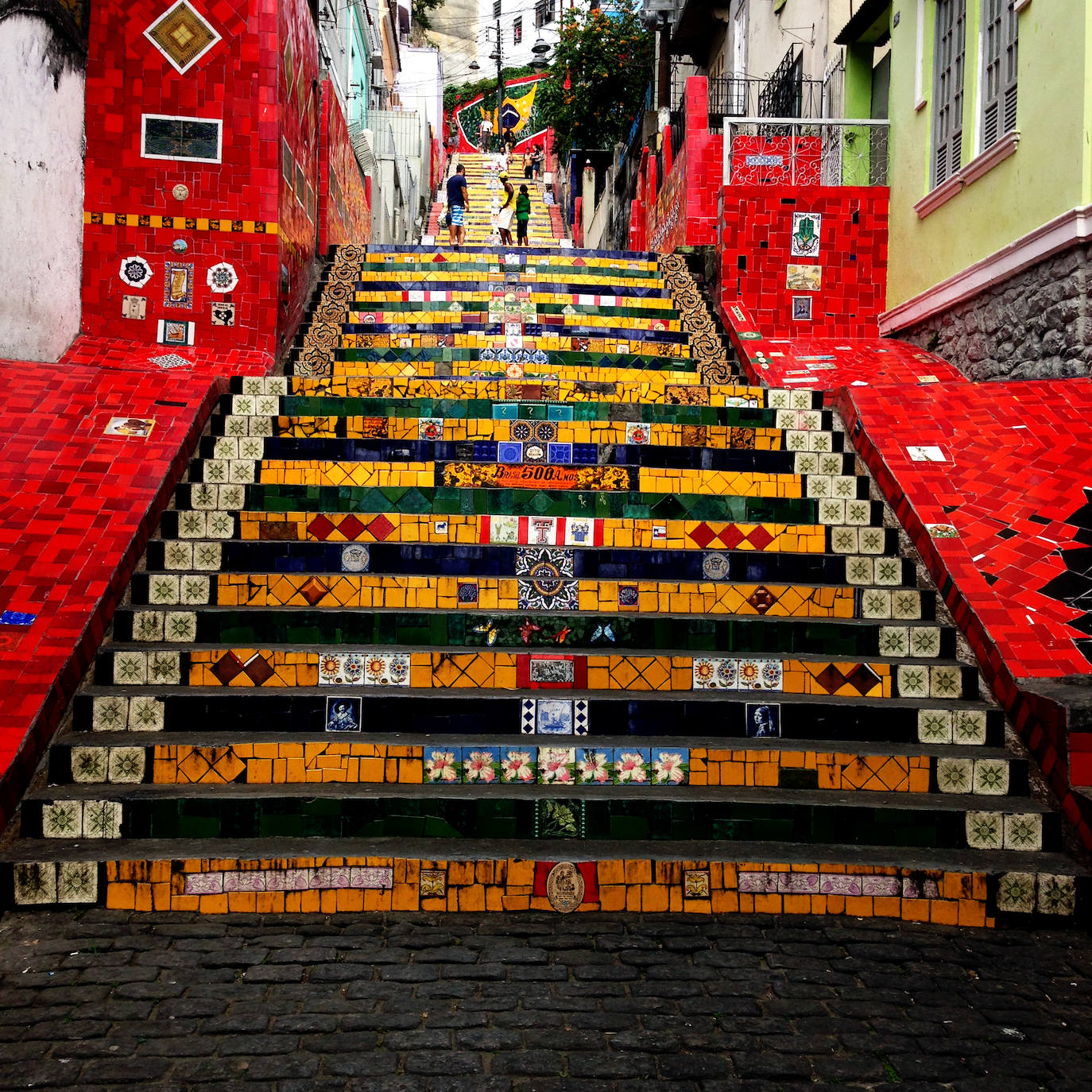 Escaleras de Selarón (Río de Janeiro, Brasil).