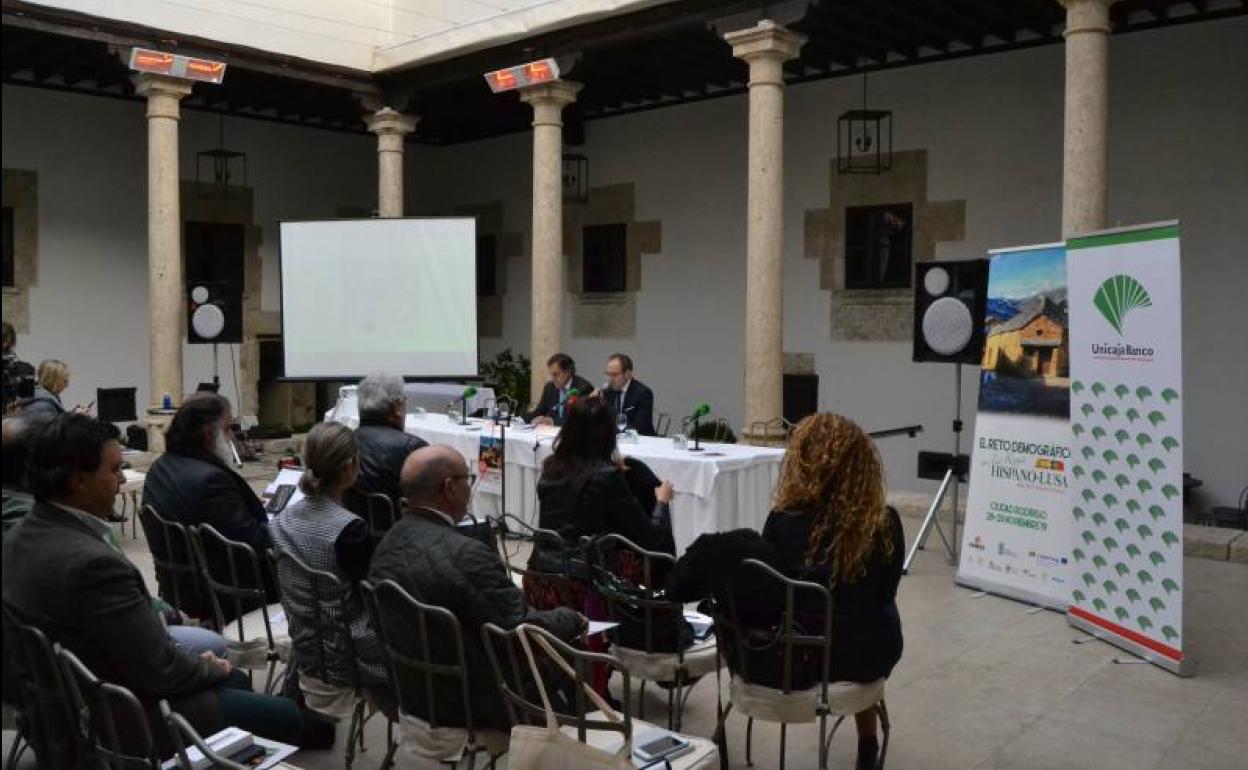 Congreso sobre el reto demográfico celebrado el pasado noviembre en Ciudad Rodrigo. 