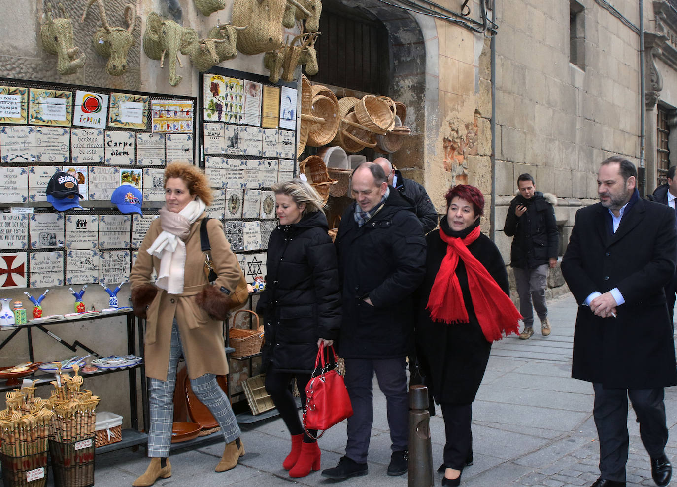 Visita a a Segovia del ministro, José Luis Ábalos 