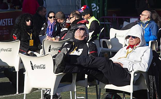 Al rico sol del mediodía en pleno invierno vallisoletano. 