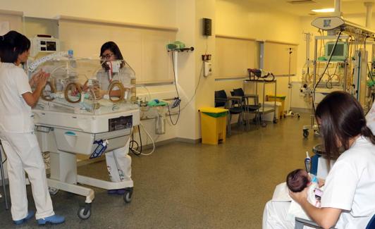 Servicio de Neonatología del Río Hortega. 