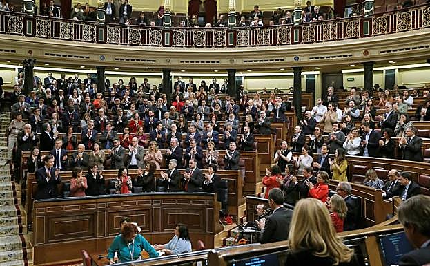 Segunda jornada de la sesión de investidura de Pedro Sánchez.