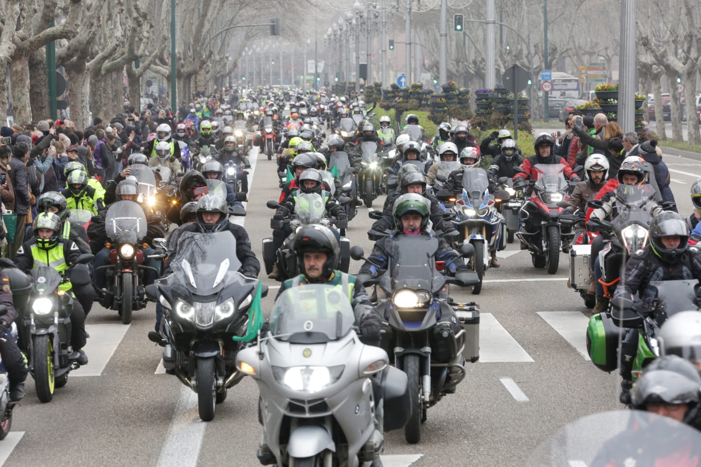 El desfile ha recorrido la ciudad llevando la concentración al corazón de Valladolid. 