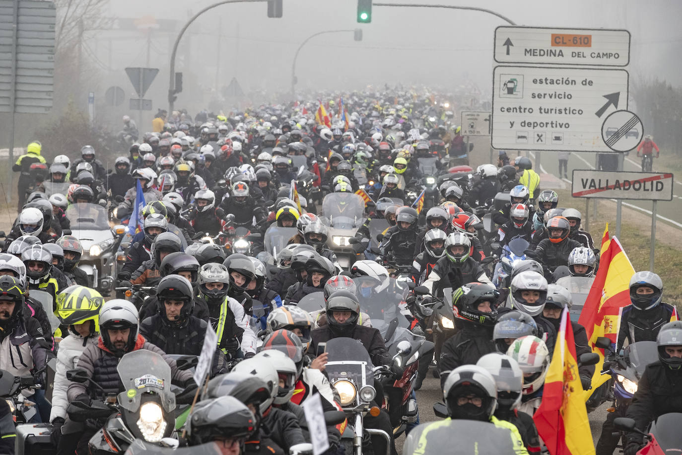 El desfile ha recorrido la ciudad llevando la concentración al corazón de Valladolid. 