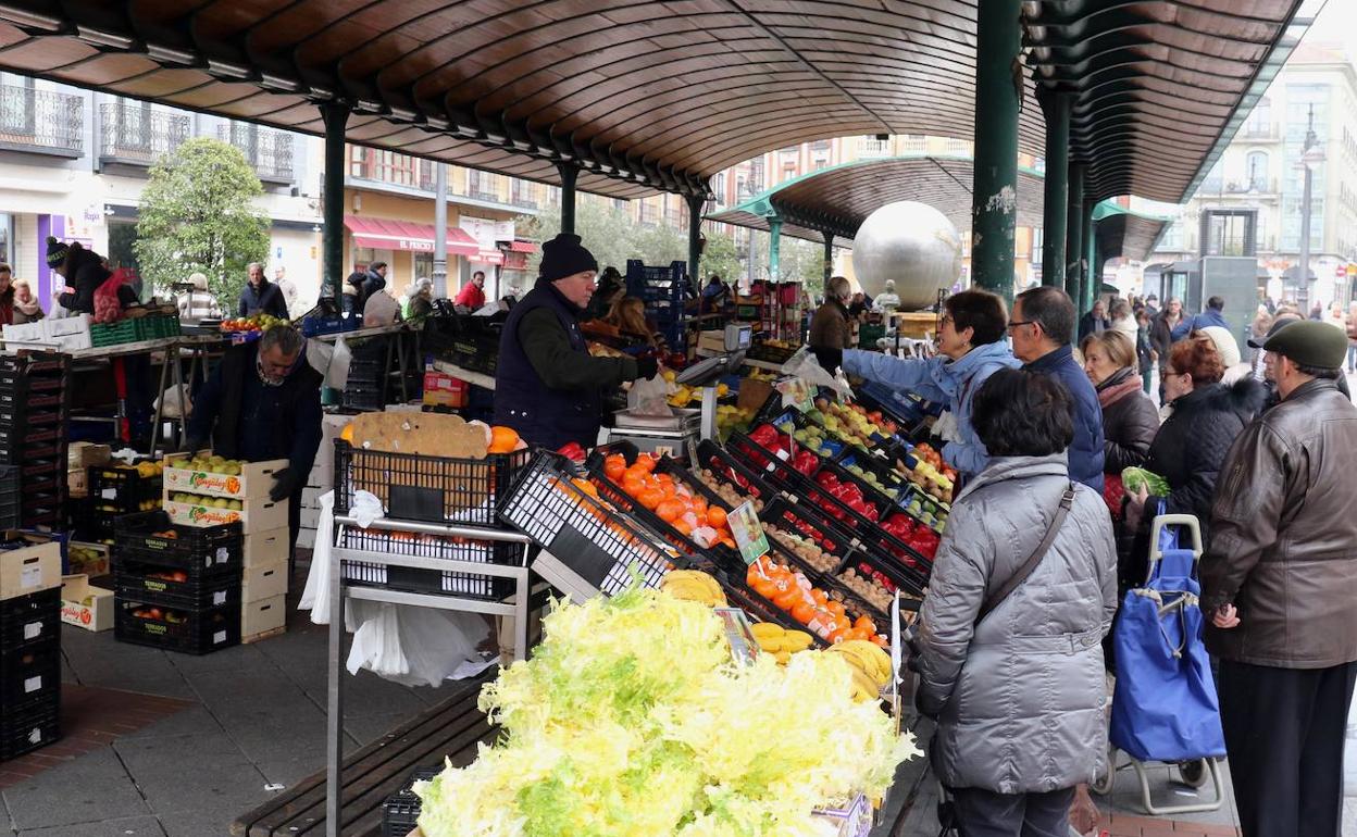 Mercado de la Marquesina, en la Plaza de España. 