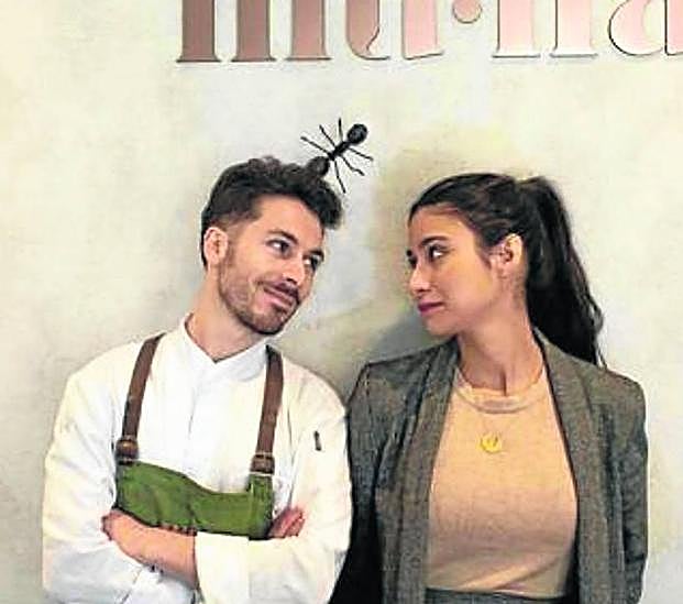 Ponferrada: Samuel Naveira y Génesis Cardona, del restaurante Mu-Na de la capital de El Bierzo, en la provincia de León. 