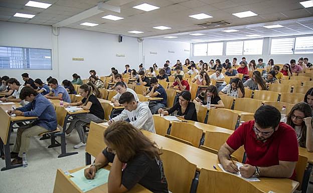 El borrador de la orden de selectividad no prevé cambios en las pruebas