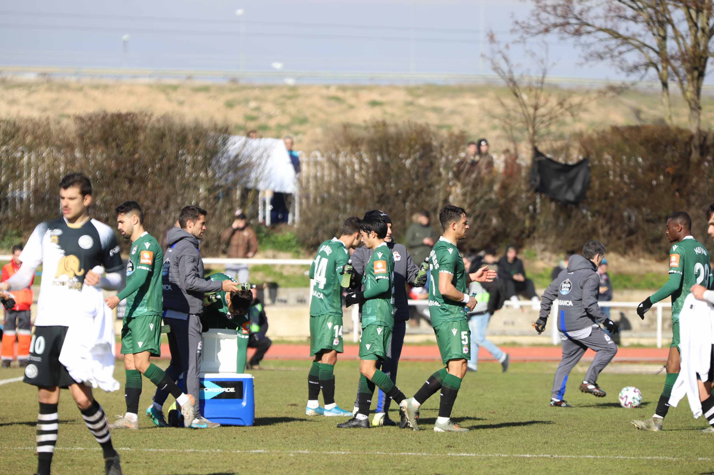 Fotos: Inicio y jugadas del Unionistas - Depor