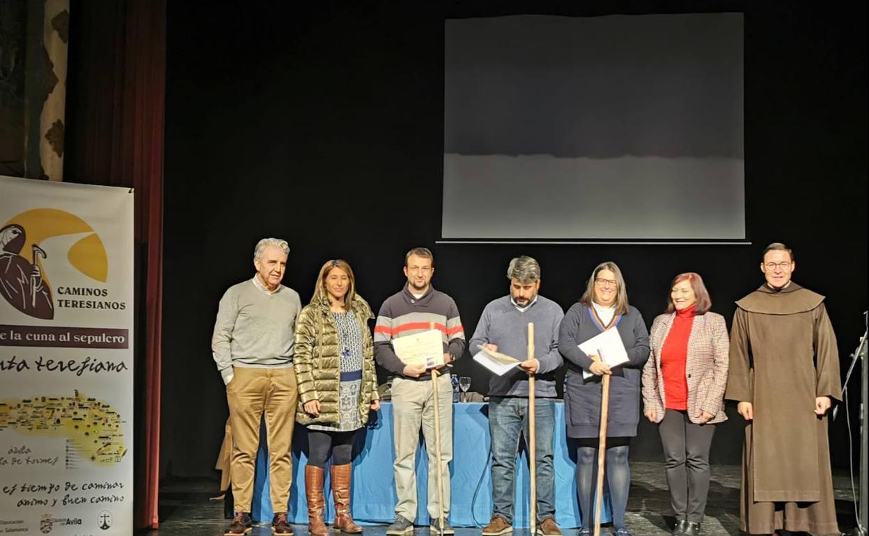 Entrega de los premios en el Teatro Calderón de Peñaranda de Bracamonte.