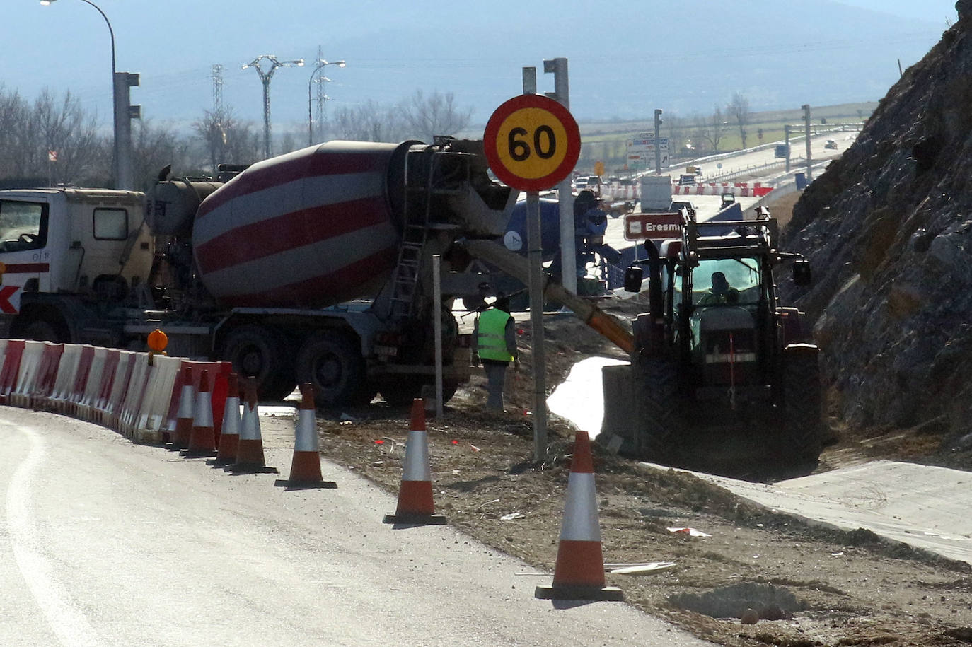 Obras en la SG-20