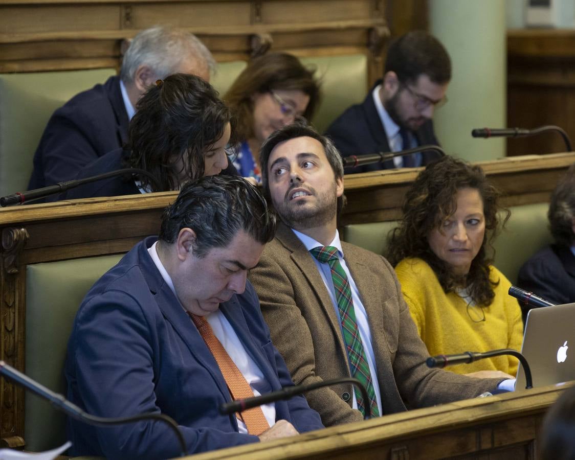 Fotos: Pleno en el Ayuntamiento de Valladolid