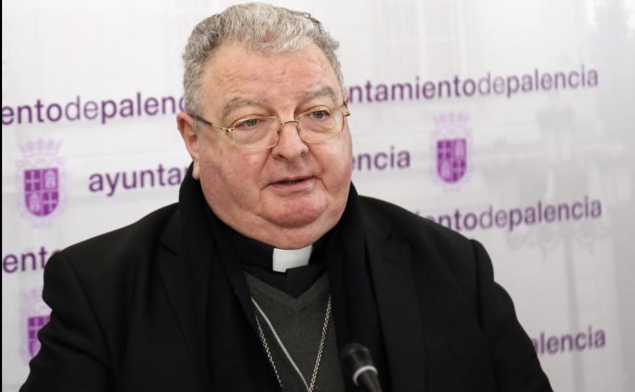 Manuel Herrero, obispo de Palencia. 