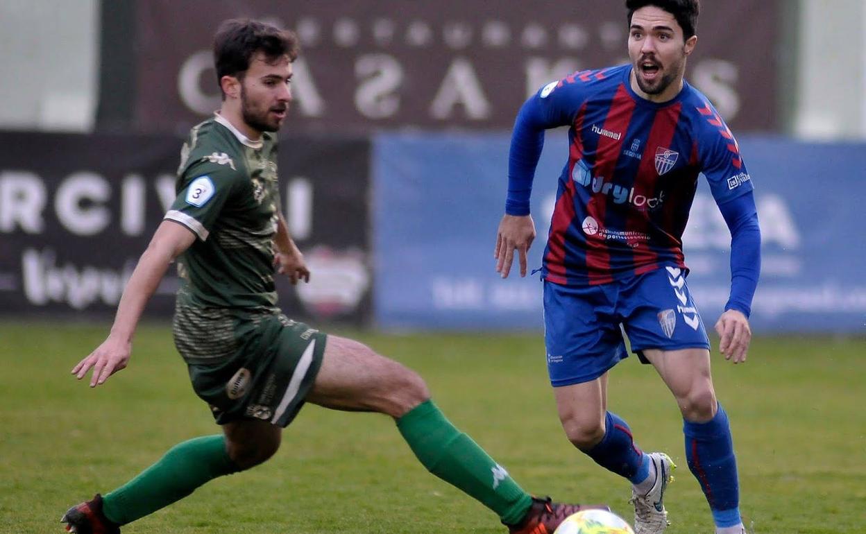 Rubém, en el partido ante el Astorga. 