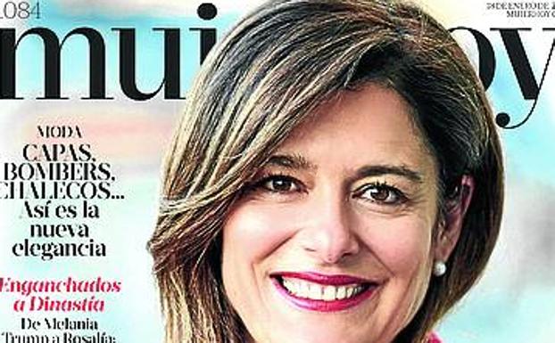 Miriam González, en la portada de 'Mujerhoy', que se distribuye este sábado.