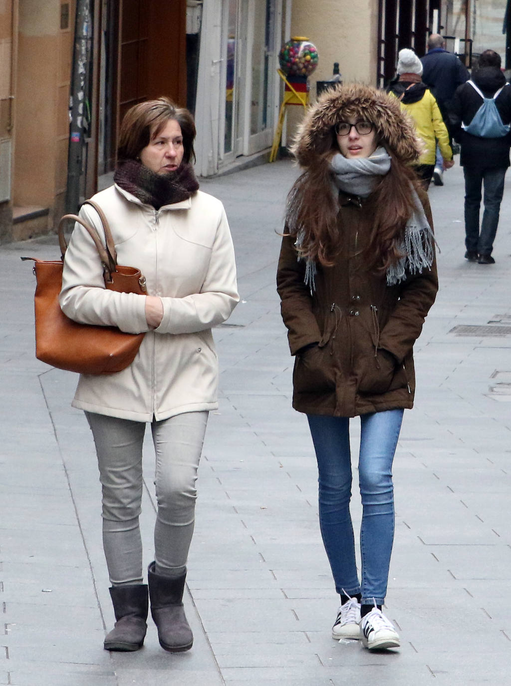 Jornada de intenso frío en Segovia 