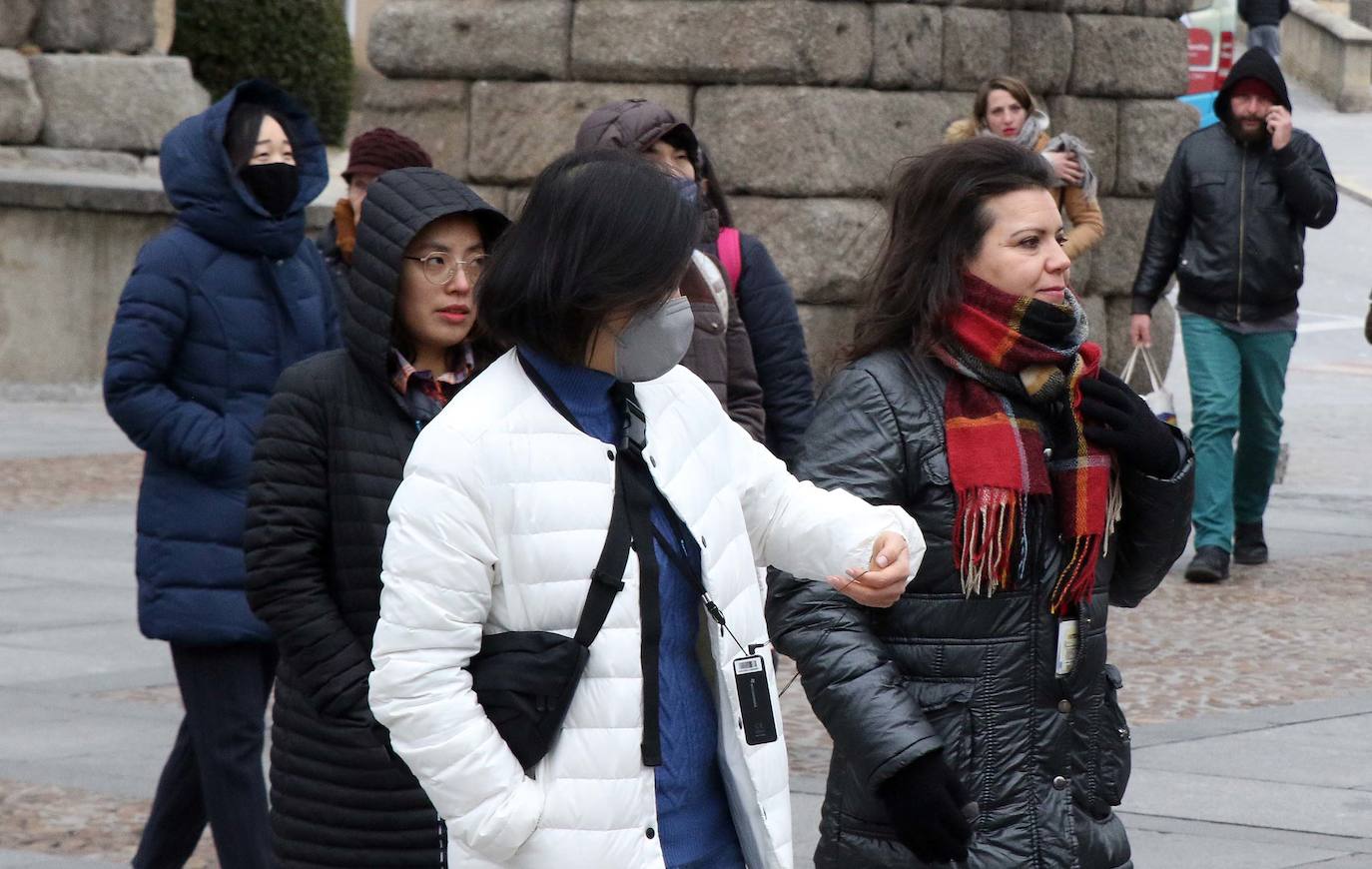 Jornada de intenso frío en Segovia 