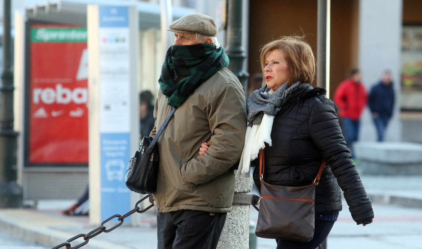 Jornada de intenso frío en Segovia 