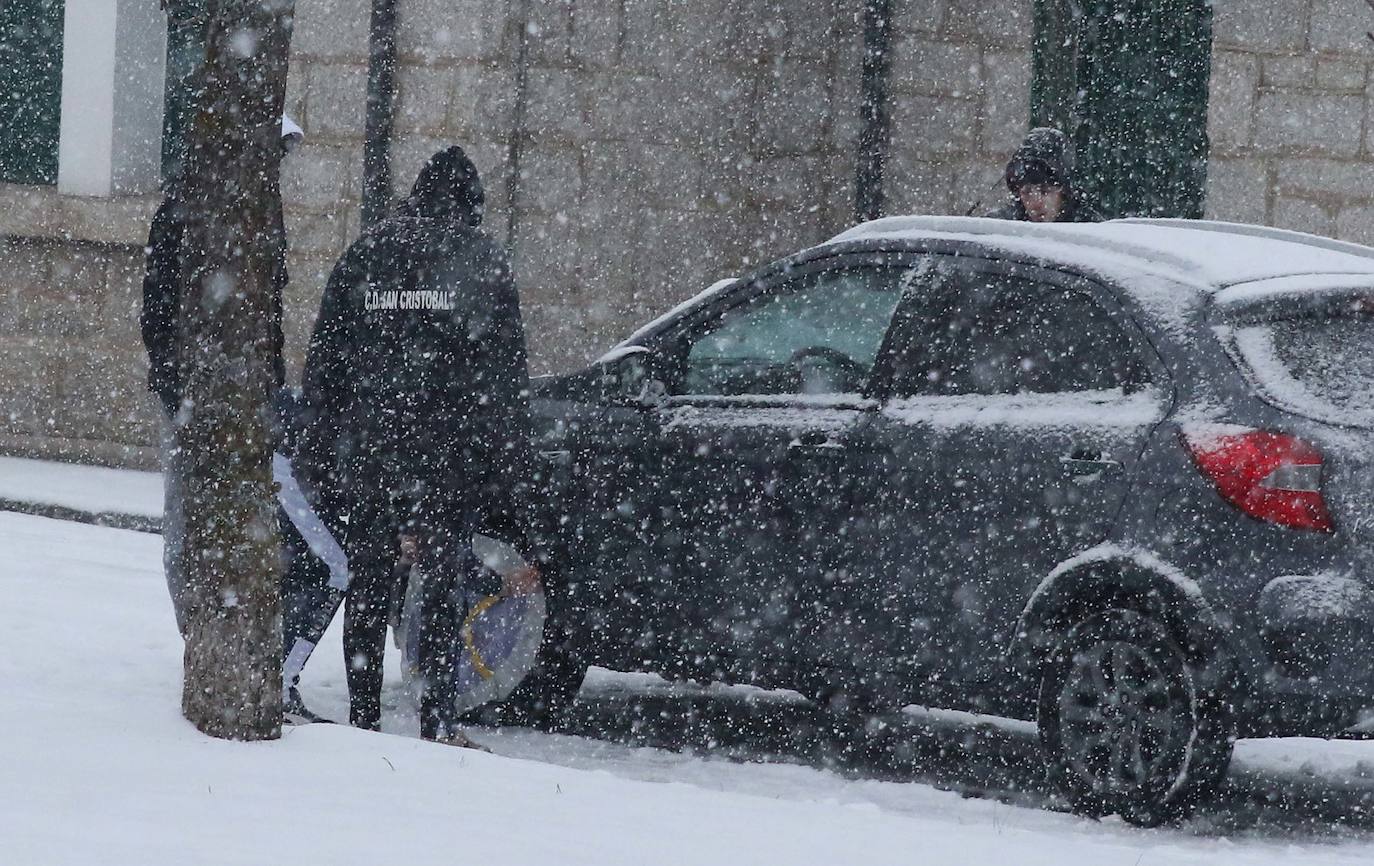 Nieve en la provincia de Segovia