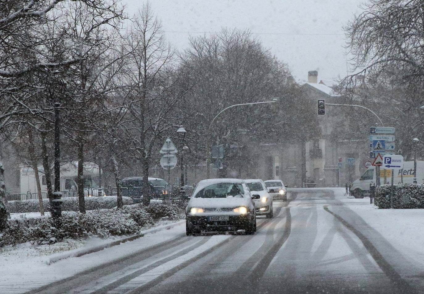 Nieve en la provincia de Segovia