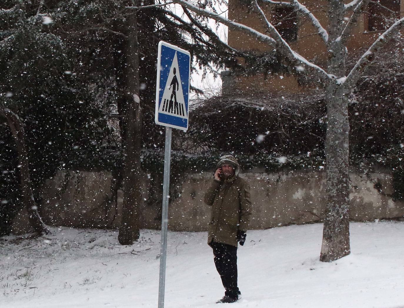 Nieve en la provincia de Segovia