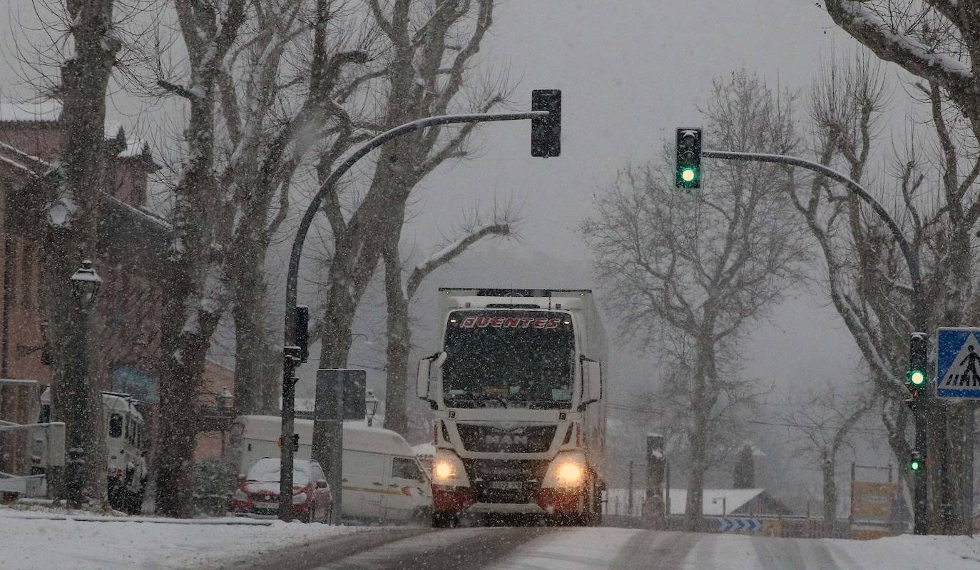 Nieve en la provincia de Segovia