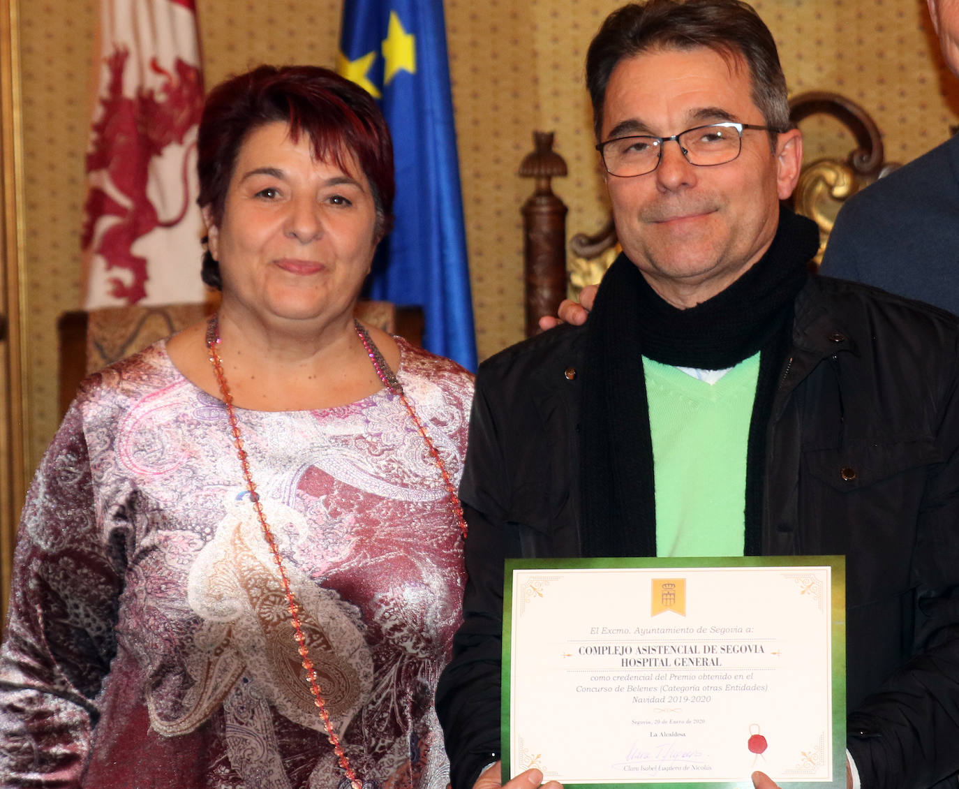 Entrega de premios del concurso de belenes y la muestra de villancicos. DE TORRE