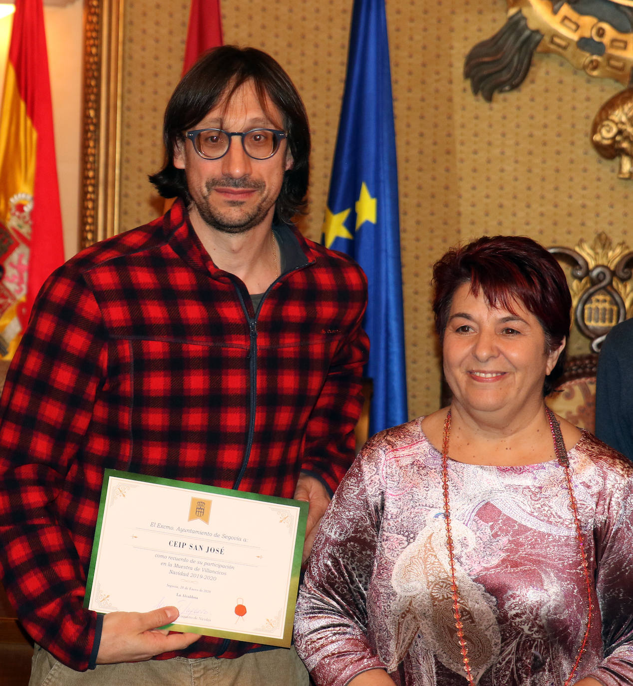 Entrega de premios del concurso de belenes y la muestra de villancicos. DE TORRE